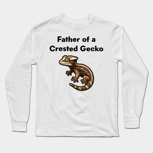 Crested Gecko Long Sleeve T-Shirt by dinokate